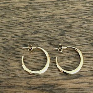Mejuri Editor gold vermeil hoops (sold out)